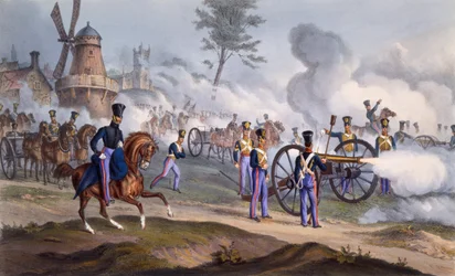 The British Royal Horse Artillery - Cannons on the Battlefield, 1835