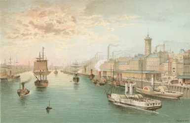 The Broomielaw, Glasgow - Looking West