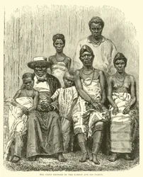 The Chief Kringer of the Gaboon and his family