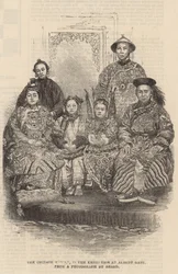 The Chinese Family in the Exhibition at Albert Gate