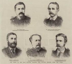 The Crisis in the East, English Officers and Doctors serving with the Turks