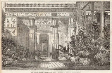The Crystal Palace: The Egyptian Court, Entrance to the Tomb of Beni Hassan