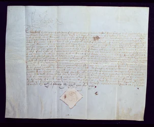 The Death Warrant of Thomas Howard, 4th Duke of Norfolk, signed by Queen Elizabeth I