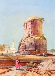 The Dhamek Stupa, Sarnath, Uttar Pradesh, from The Wonders of the World