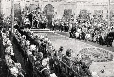 The Durbar at Rawul Pindi