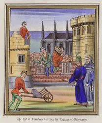 The Earl of Flanders Directing the Repairs of Oudenarde