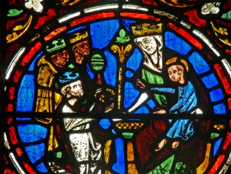 The East window depicting the Adoration of the Magi