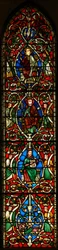 The East window depicting the Tree of Jesse