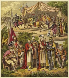 The Eight First Plantagenet Kings; King Henry II, King Richard I, King John, King Henry III, King Edward I, King Edward II, King Edward III, King Richard II