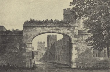 The Entrance to Westons Yard, 1818