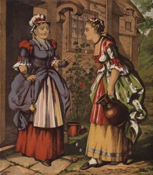 The Fairy At The Fountain, Or The Two Girls