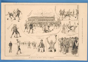 The Final Tie of the Football Association Cup, 