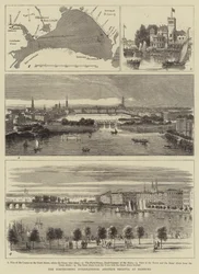 The Forthcoming International Amateur Regatta at Hamburg (engraving)
