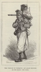 The French in Tonquin, an Arab Soldier on the March, the Fifer