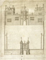 The Front of Wilton House (detail)