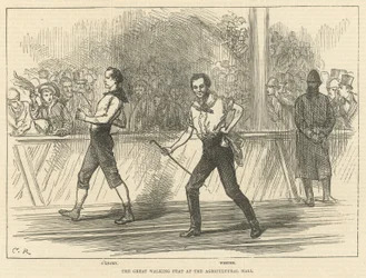 The Great Walking Feat at the Agricultural Hall