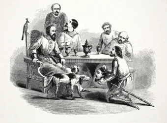 The Head of Llewelyn Brought to Edward at Conway Castle