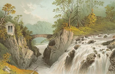 The Hermitage and Falls of the Bruar - Near Dunkeld