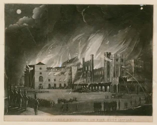 The Houses of Lords and Commons on Fire, 16 October 1834