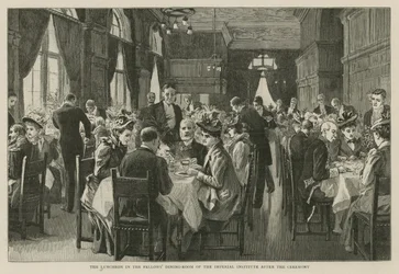 The Imperial Institute: The Luncheon in the Fellows Dining Room After the Ceremony