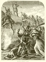 The Indians Attacking Wyoming