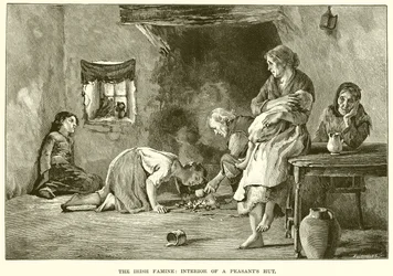 The Irish Family: Interior of a Peasant