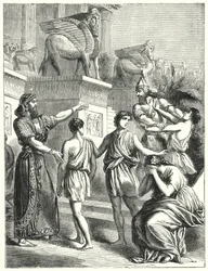 The Jews in Babylon (engraving)