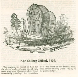The Last Lottery. The Lottery Wheel, 1826