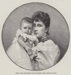 The Late Princess of Bulgaria and Prince Boris