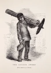 The London Sweep, from the daguerreotype by Richard Beard, illustration from London Labour and London Poor by Henry Mayhew, pub. 1862