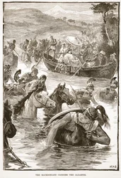The Macedonians Crossing the Jaxartes