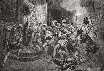 The Massacre of St. Bartholomew: attack on Coligny