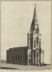The North West Prospect of Christ Church in Spitalfields, London