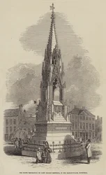 The Notts Testimonial to Lord George Bentinck, in the Market-Place, Mansfield