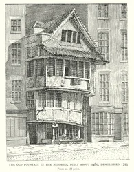 The Old Fountain in the Minories, Built about 1480, Demolished 1793