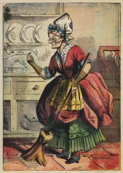 The Old Woman Finds Sixpence