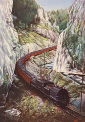 The Olympian, Train on the Chicago, Milwaukee, St Paul and Pacific Railroad, USA