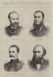 The Opening of Parliament, Movers and Seconders of the Address in the Two Houses of Parliament