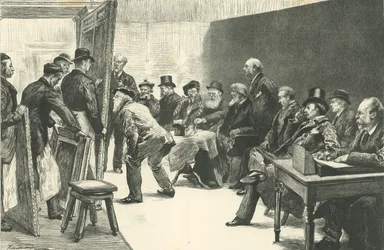 The Opening of the Royal Academy - The Selecting Committee at Work
