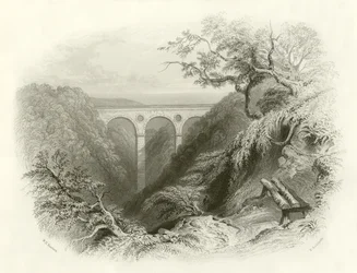 The Peaths Bridge and Ravine, Berwickshire