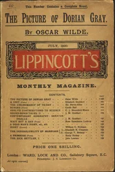 The Picture of Dorian Gray by Oscar Wilde, Lippincott
