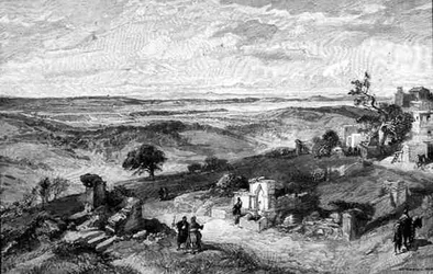 The Plains of Troy from Erenkeui, Turkey, from 