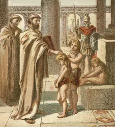 The Pope and the Saxon Children
