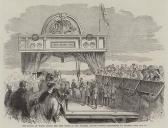 The Prince of Wales Laying the Last Stone of the Victoria Bridge