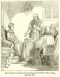 The Protector Somerset Accusing His Brother Before King Edward VI