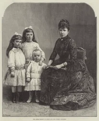 The Queen-Regent of Spain and her Three Children