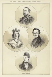The Queen and Prince Albert, Prince and Princess of Wales