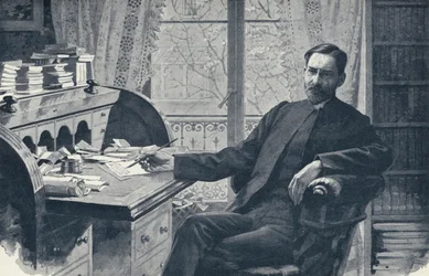The Reverend Hugh Price Hughes in his Study