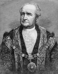 The Right Hon. Alderman G. S. Nottage, the new Lord Mayor of London, illustration from 