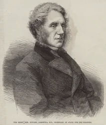 The Right Honourable Edward Cardwell, MP, Secretary of State for the Colonies